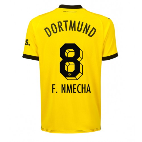 Pánský Fotbalový dres Borussia Dortmund Felix Nmecha #8 2023-24 Domácí Krátký Rukáv